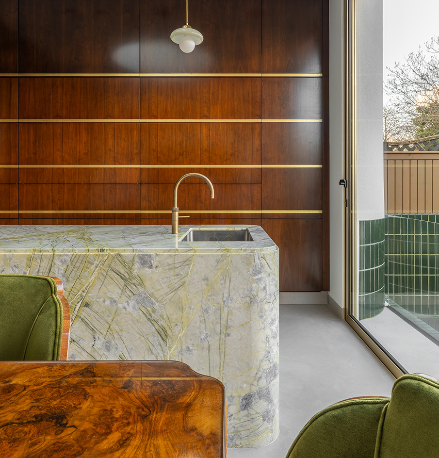 image of Deco House by Farid Karim, an art deco inspired house, transformed from a classic victorian terrace