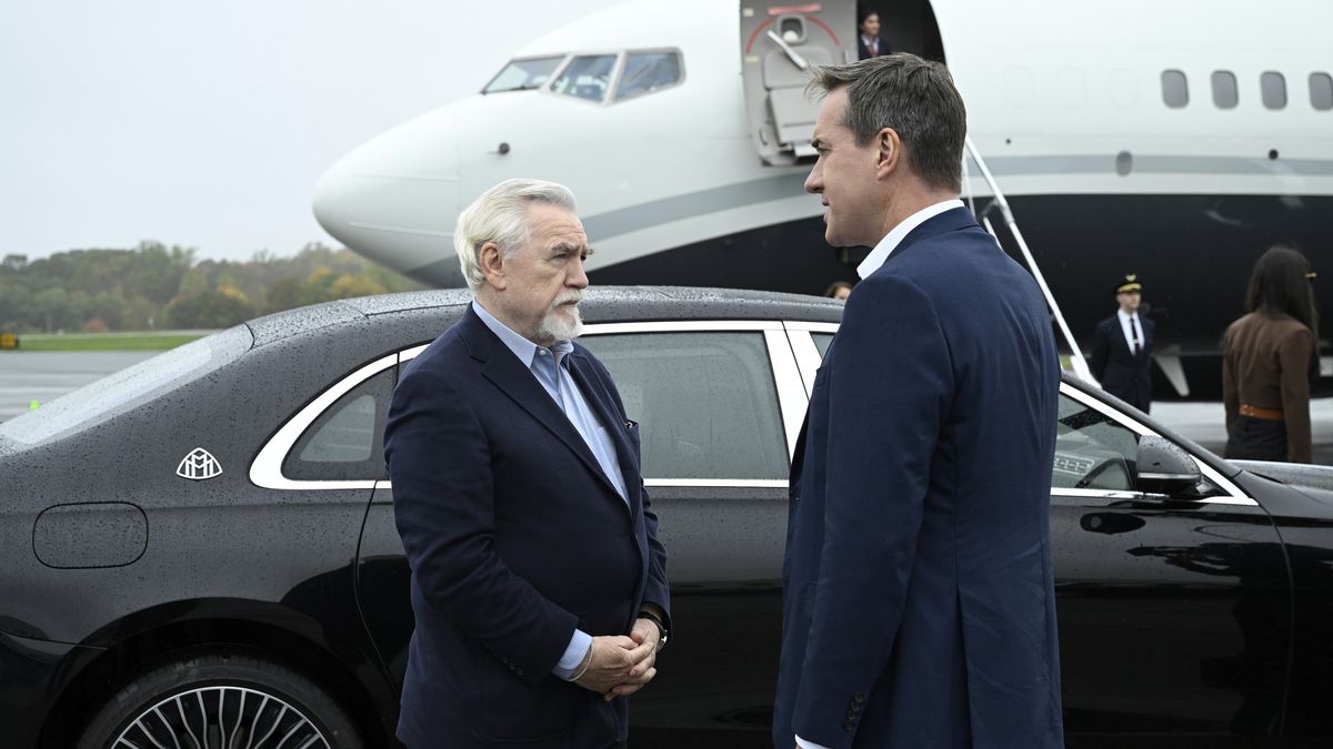 Brian Cox and Matthew Macfadyen in Succession