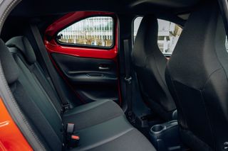 Toyota Aygo X rear interior