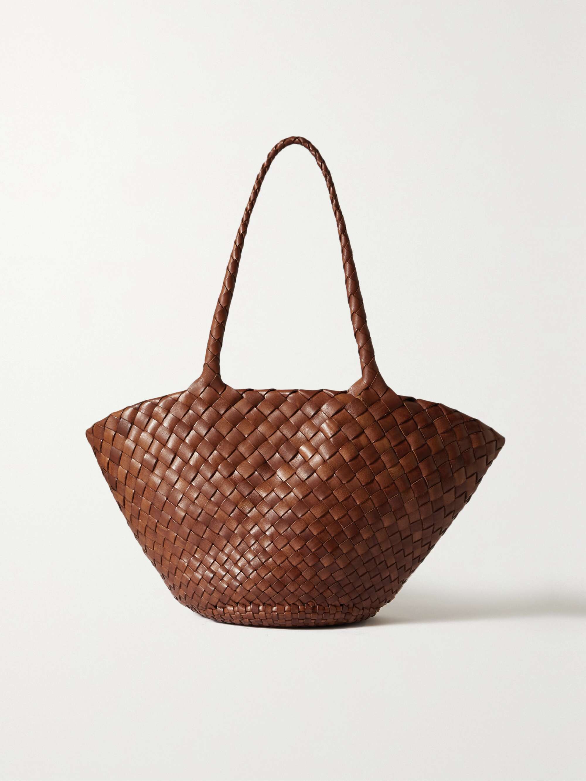 Aegola Woven Leather Tote