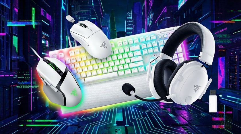 Razer white gaming accessories