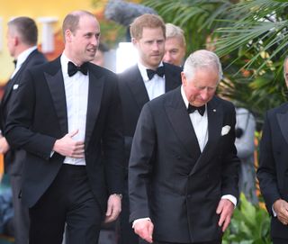 King Charles, Prince William and Prince Harry