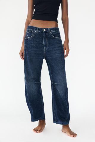 Relaxed Balloon Mid-Waist Trf Jeans