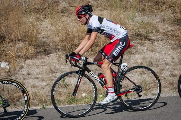 Johann Tschopp (Bmc Racing Team) wore the most aggressive leader's jersey for his efforts during stage 3