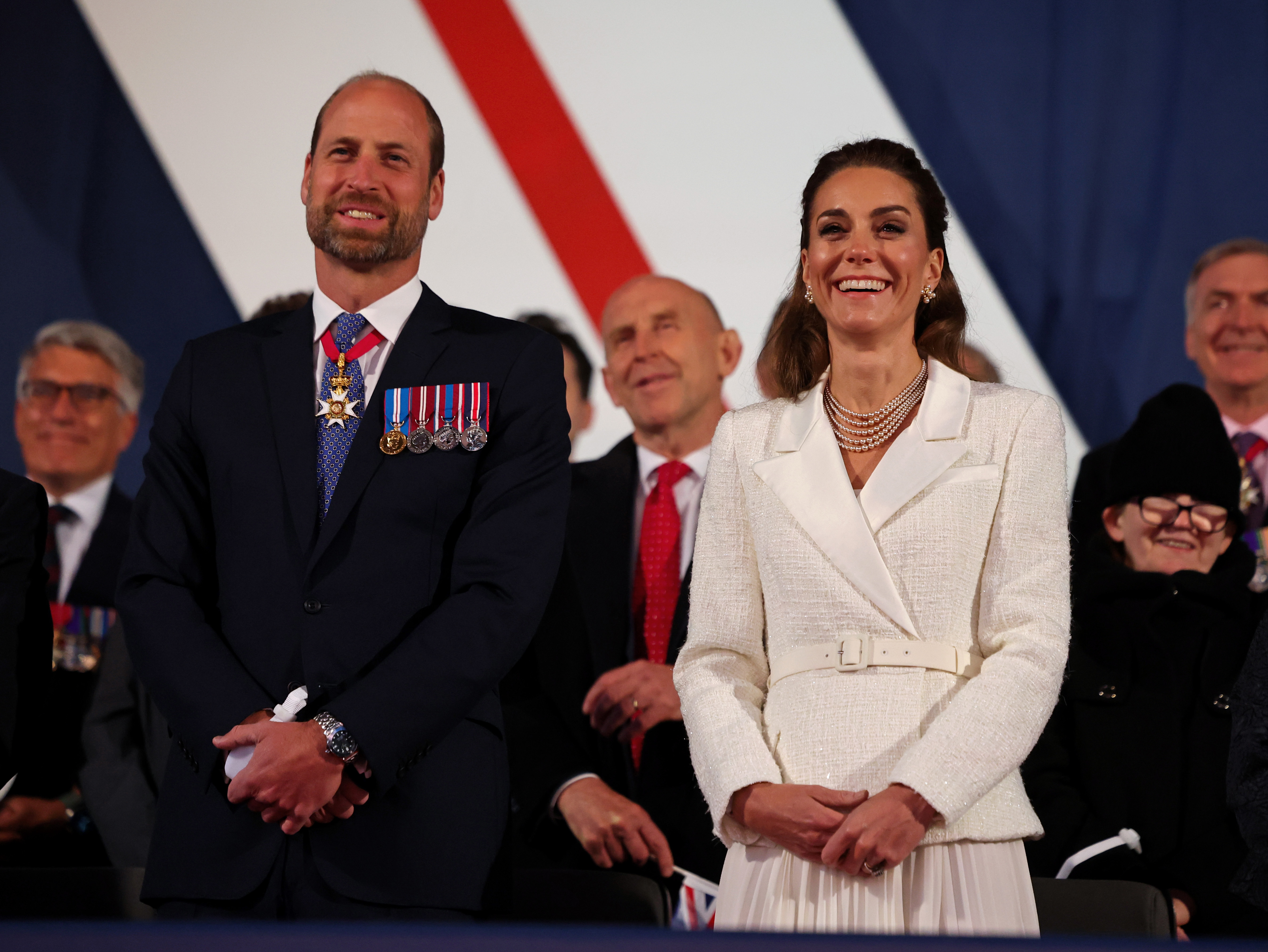 Princ William a Kate Middleton na koncertu VE Day, 5. května 2025