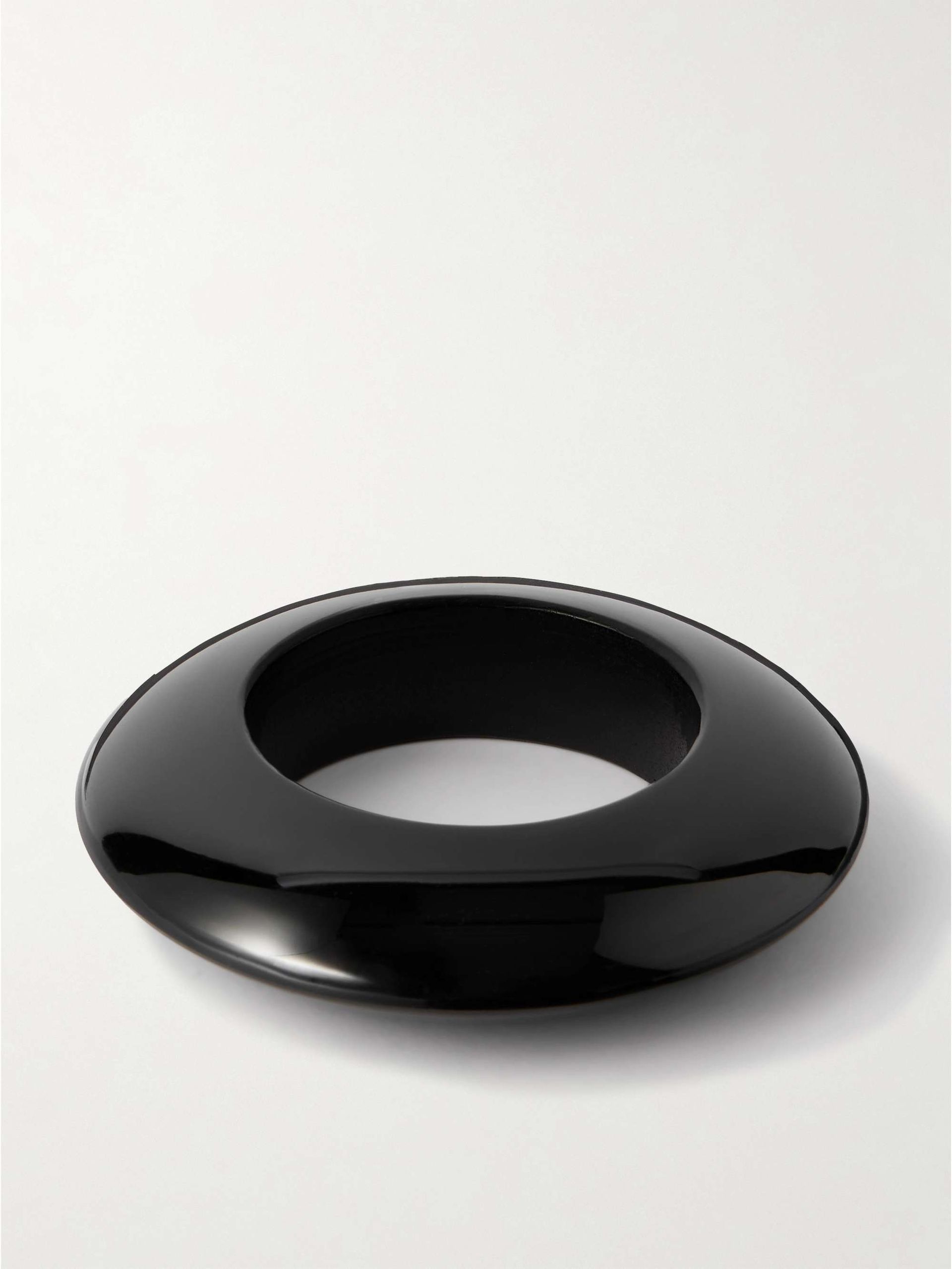 Pyramid Onyx Bangle