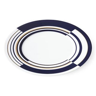 Ralph Lauren Peyton Porcelain Dinner Plate with 24K Gold Trim
