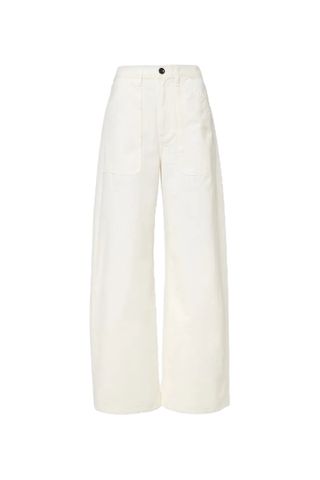 Ayla High-Rise Cotton Cargo Pants