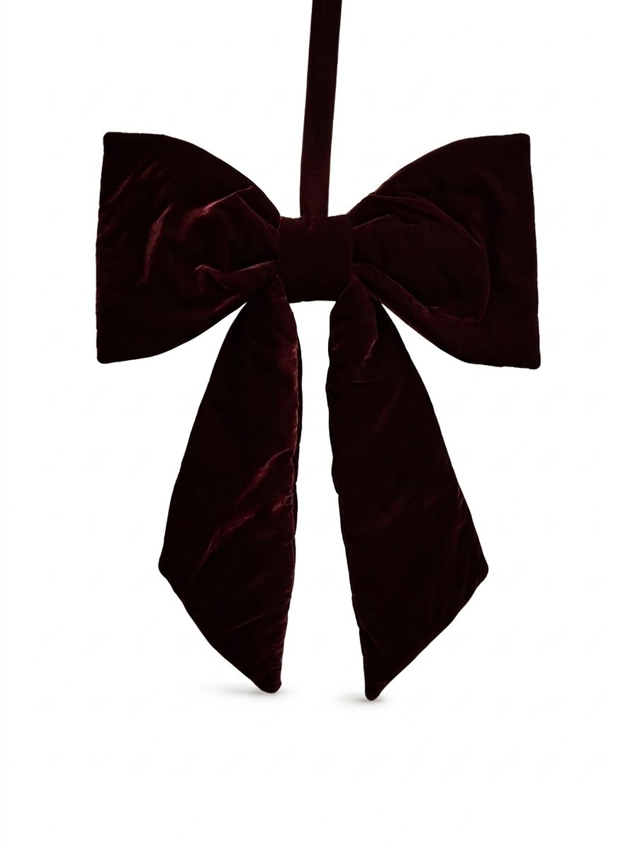 M&S, Velvet Hanging Bow Decoration