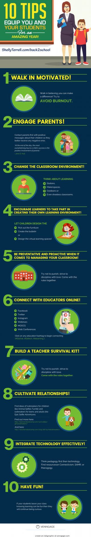 Infographic: 10 tips equip you and your students for an amazing year