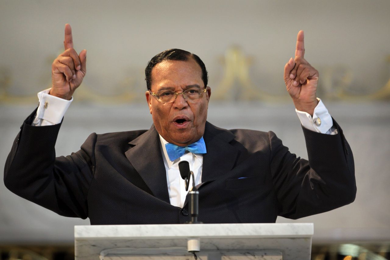 Nation of Islam leader favors Trump, but no official endorsement.