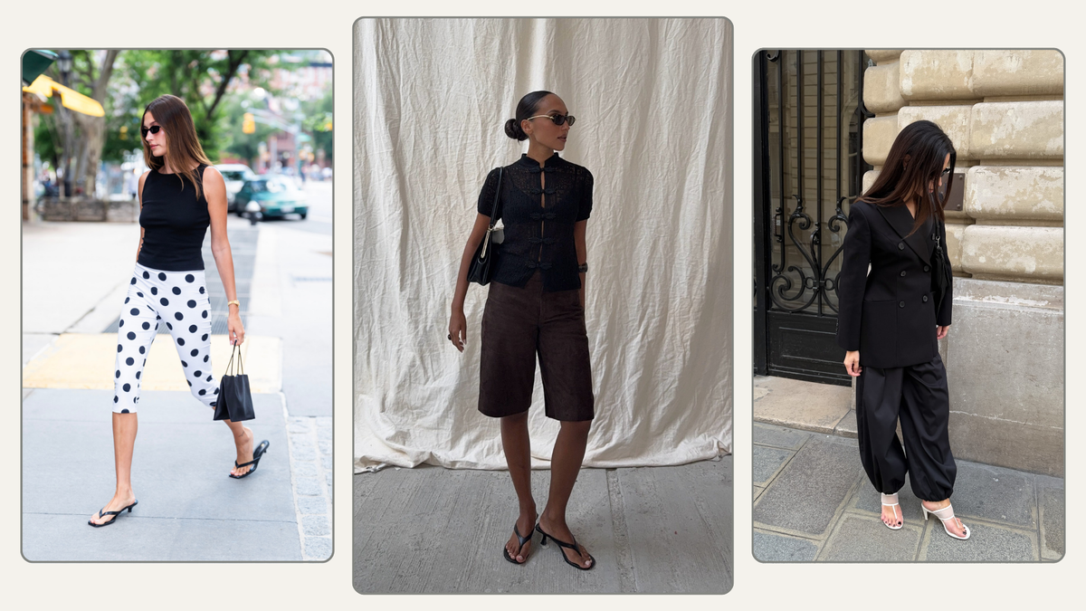 No, Not Loafers—The '90s Shoe Trend Fashion People Are Wearing With Jeans, Leggings and Dresses Right Now