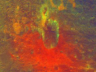 False-Color Image Shows Proof of an Impact