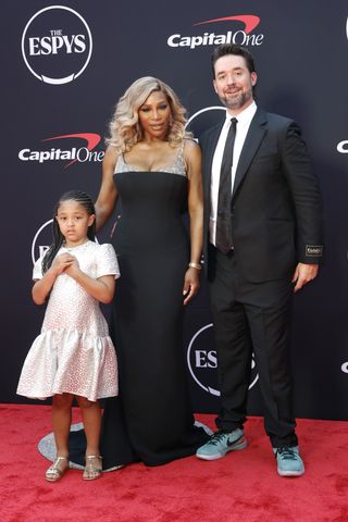 Serena Williams and her family on the ESPYs red carpet