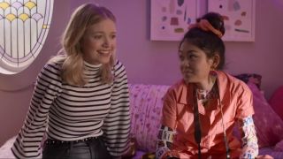 Momona Tamada and Shay Rudolph in The Baby-Sitters Club trailer