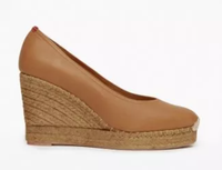 Penelope Chilvers Scoop Leather Espadrille in Tan | £159.00
