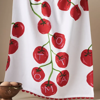 Phthalo Ruth Tomato Tea Towel