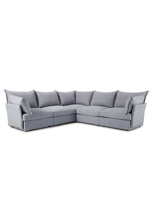 Model 06 Corner Sofa in Seaglass Linen