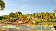 view of a villa in portugal, as imagined by philippe starck