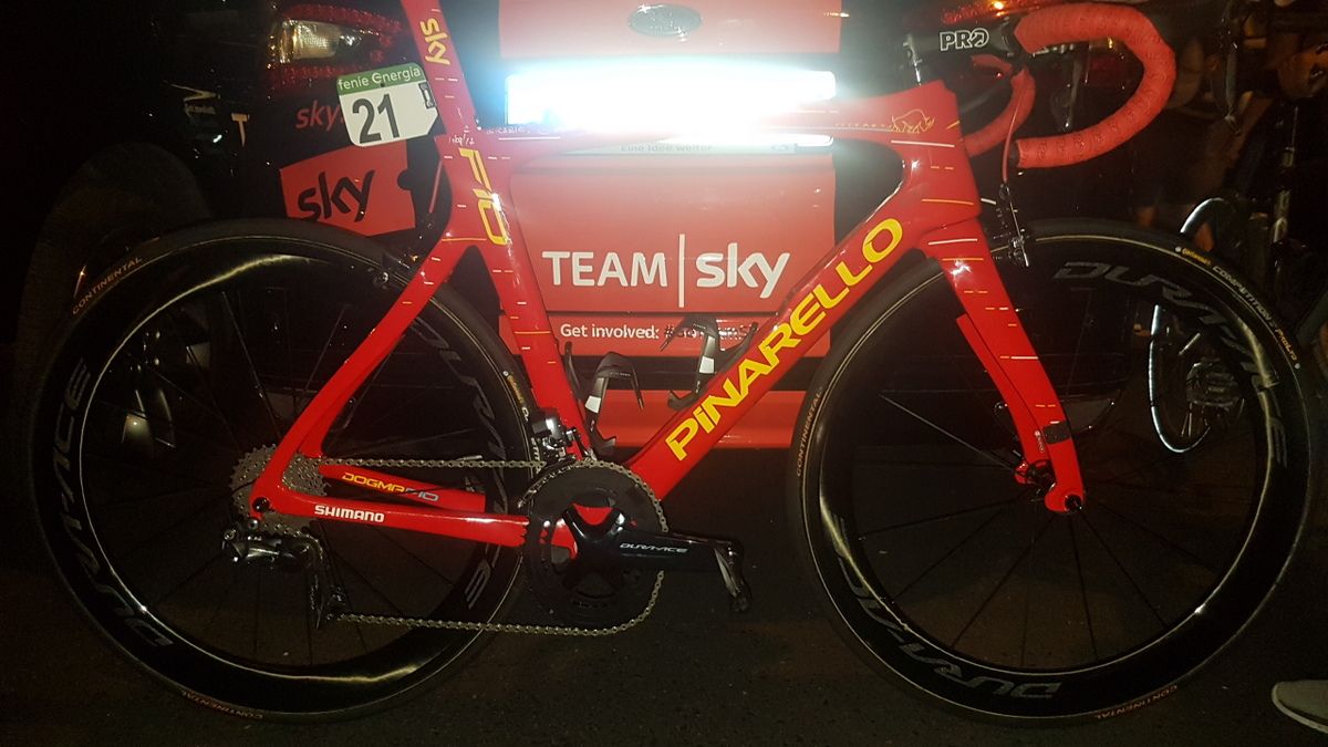 Chris Froome's Vuelta a Espana winning Pinarello Dogma F10