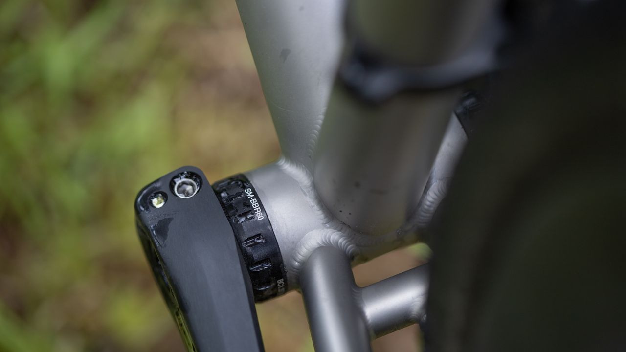 Moots Routt RSL detail of threaded bottom bracket