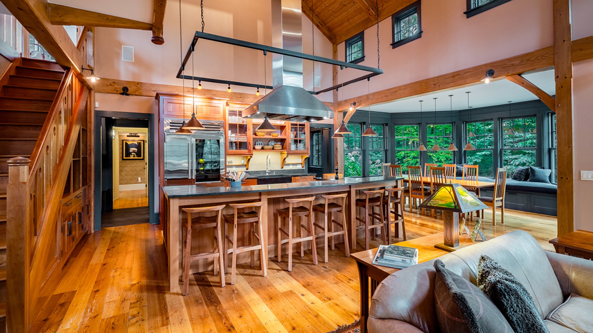 A four-bedroom, 2013 lodge home in Williston, Vermont