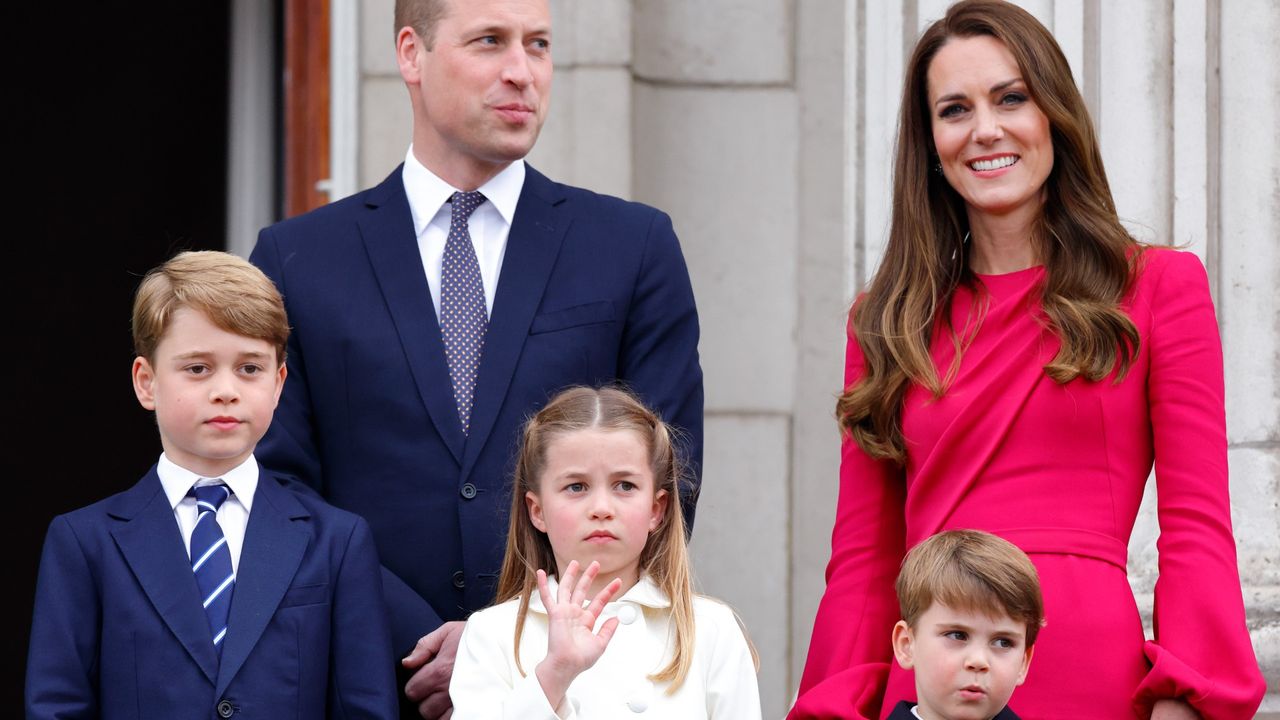 Prince William, Kate Middleton, Prince George, Princess Charlotte, and Prince Louis