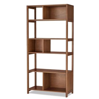 Mysen Walnut Tall Bookcase