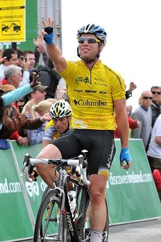 The third stage win for Mark Cavendish (Team Columbia)