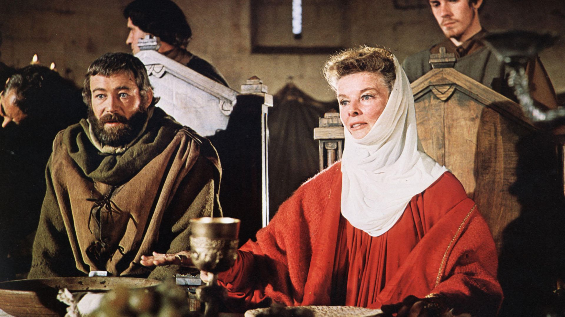 Peter O'Toole and Katharine Hepburn in The Lion in Winter