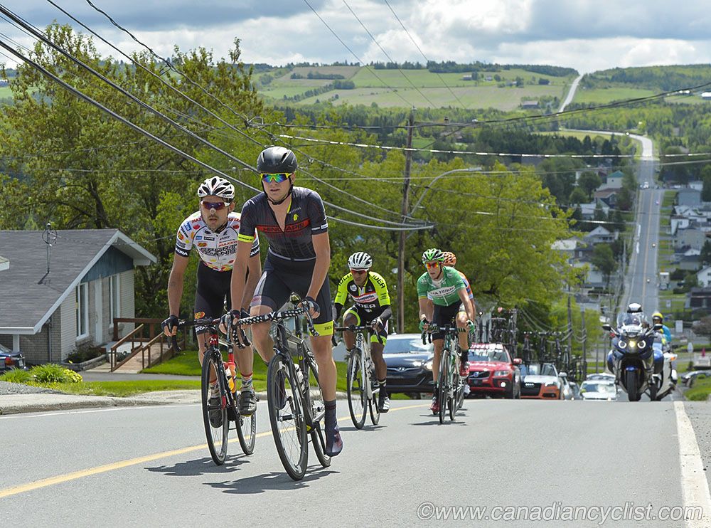 The break climb the KoM