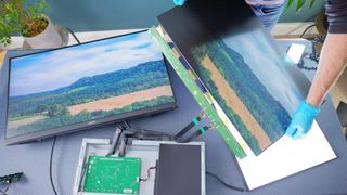DIY Perks dual-layer LCD monitor
