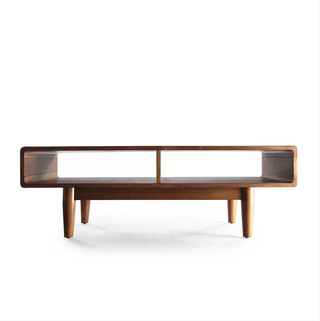Wooden mid-century coffee table.