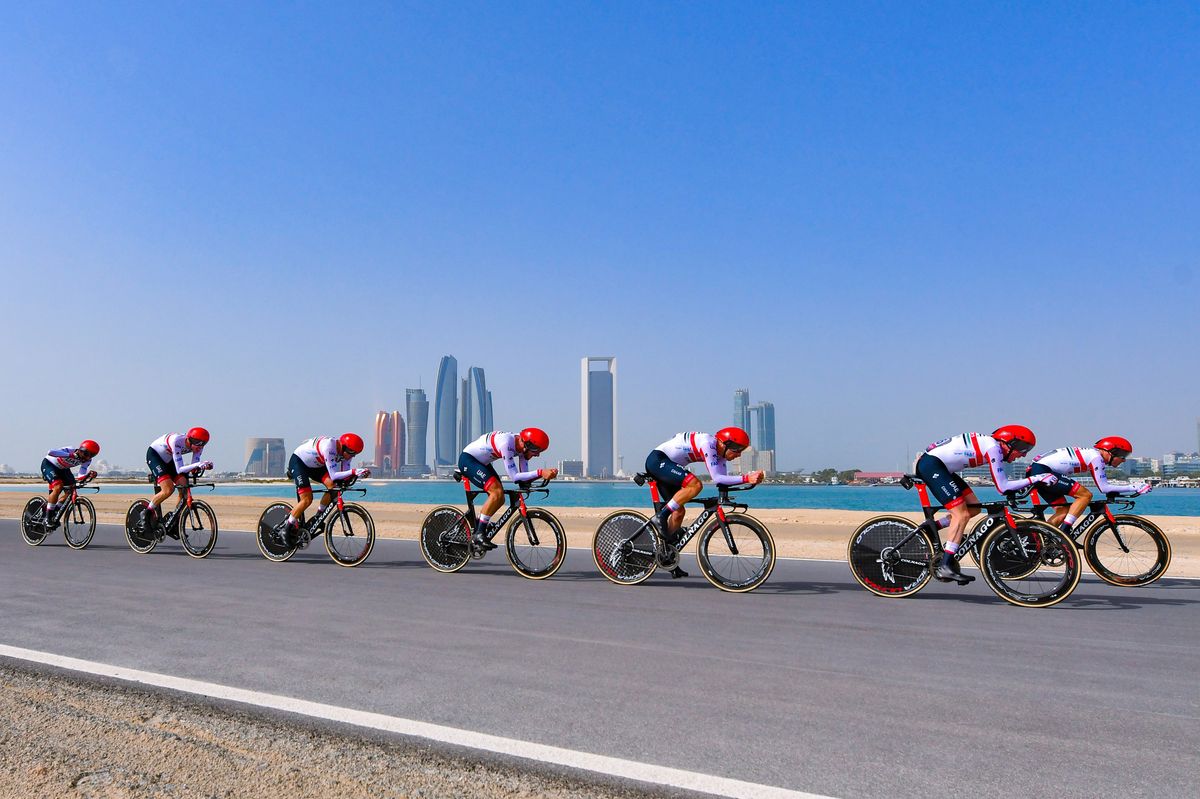 UAE Team Emirates at speed