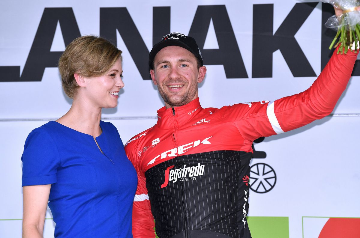 Stage winner Edward Theuns (Trek-Segafredo)