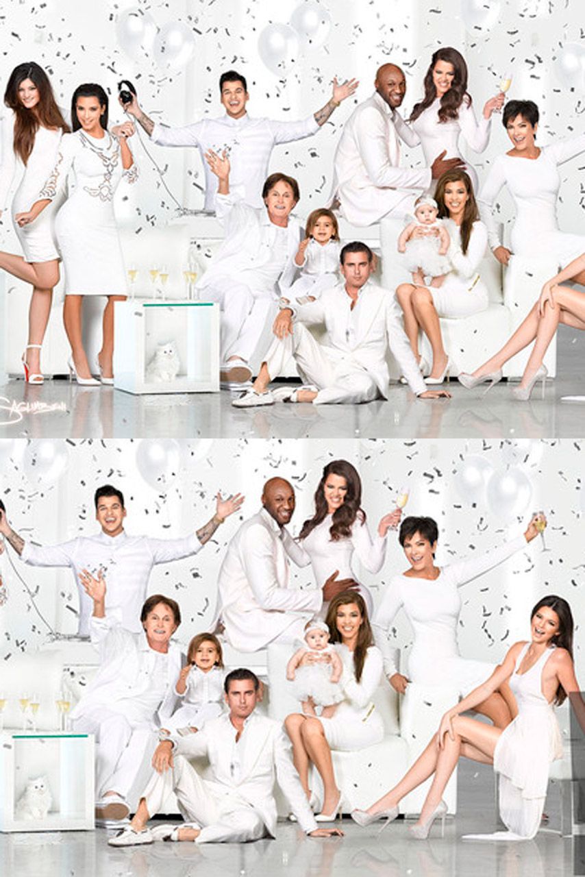 The Kardashians Christmas card