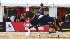National Dressage Championships - Angharad Harries and Classic Bee Ge
