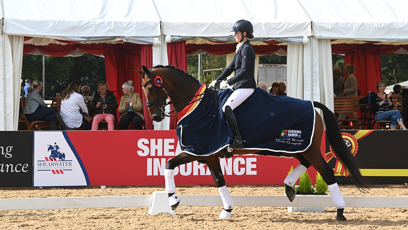 National Dressage Championships - Angharad Harries and Classic Bee Ge
