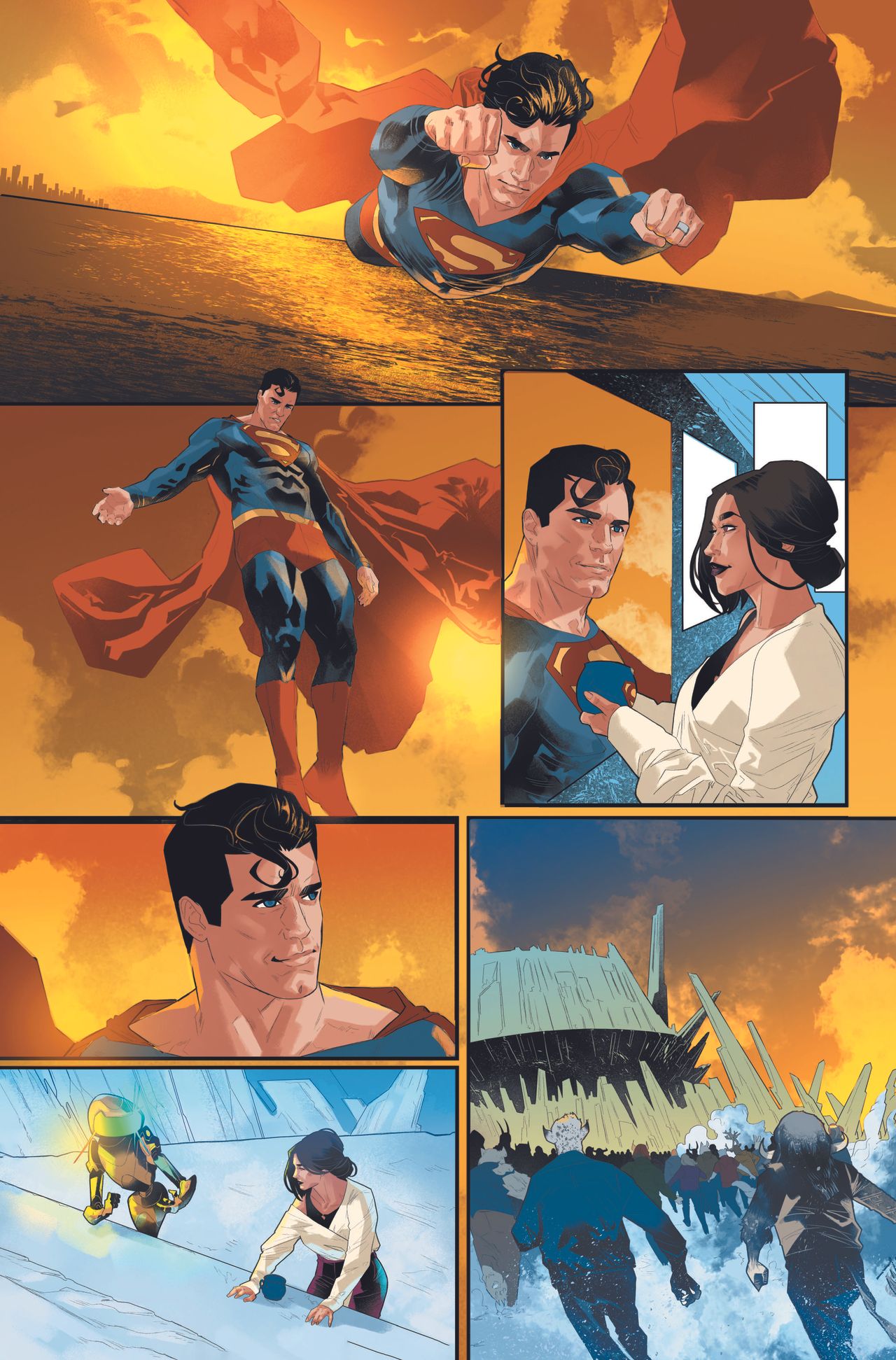 Art from Titans: Beast World: Metropolis #1