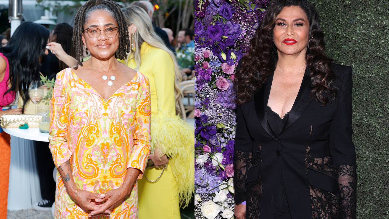 Doria Ragland and Tina Knowles