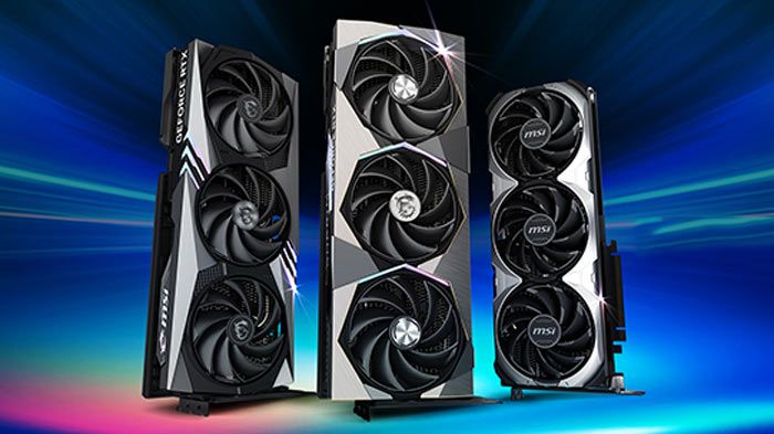 MSI RTX 4070 Gaming X Trio and Ventus 3X OC Pose for Photos