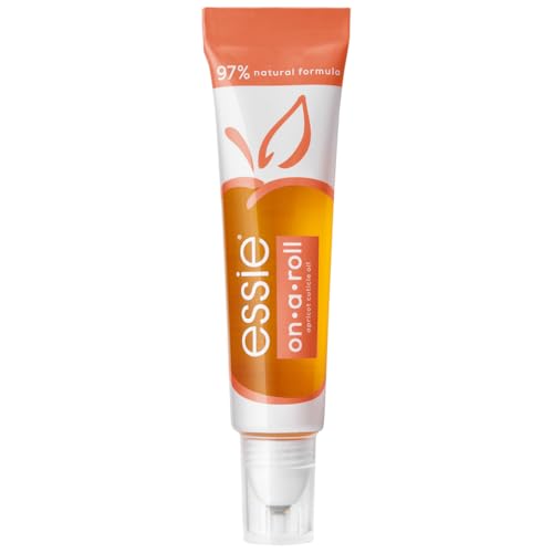 Essie Apricot Nail and Cuticle Oil Treatment, Nail Care Nourishing, Softening, Moisturizing Apricot Cuticle Oil for Dry and Brittle Hands and Nails, on a Roll, 13.5 Ml