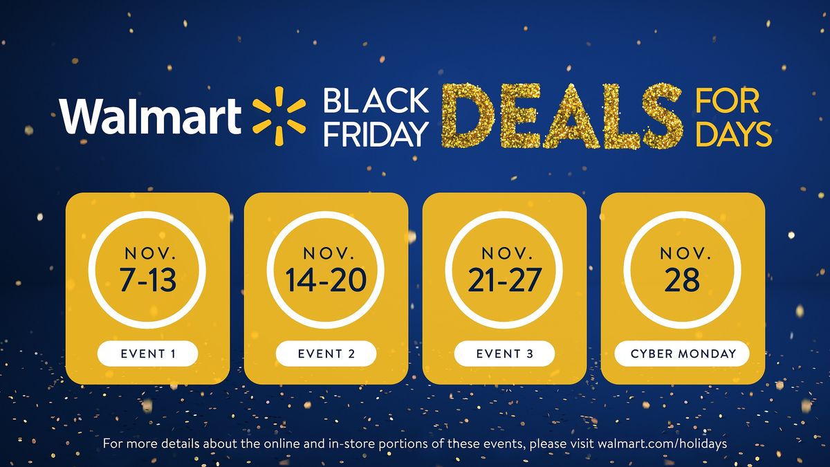 Black Friday starts November 7 at Walmart here's all you need to know