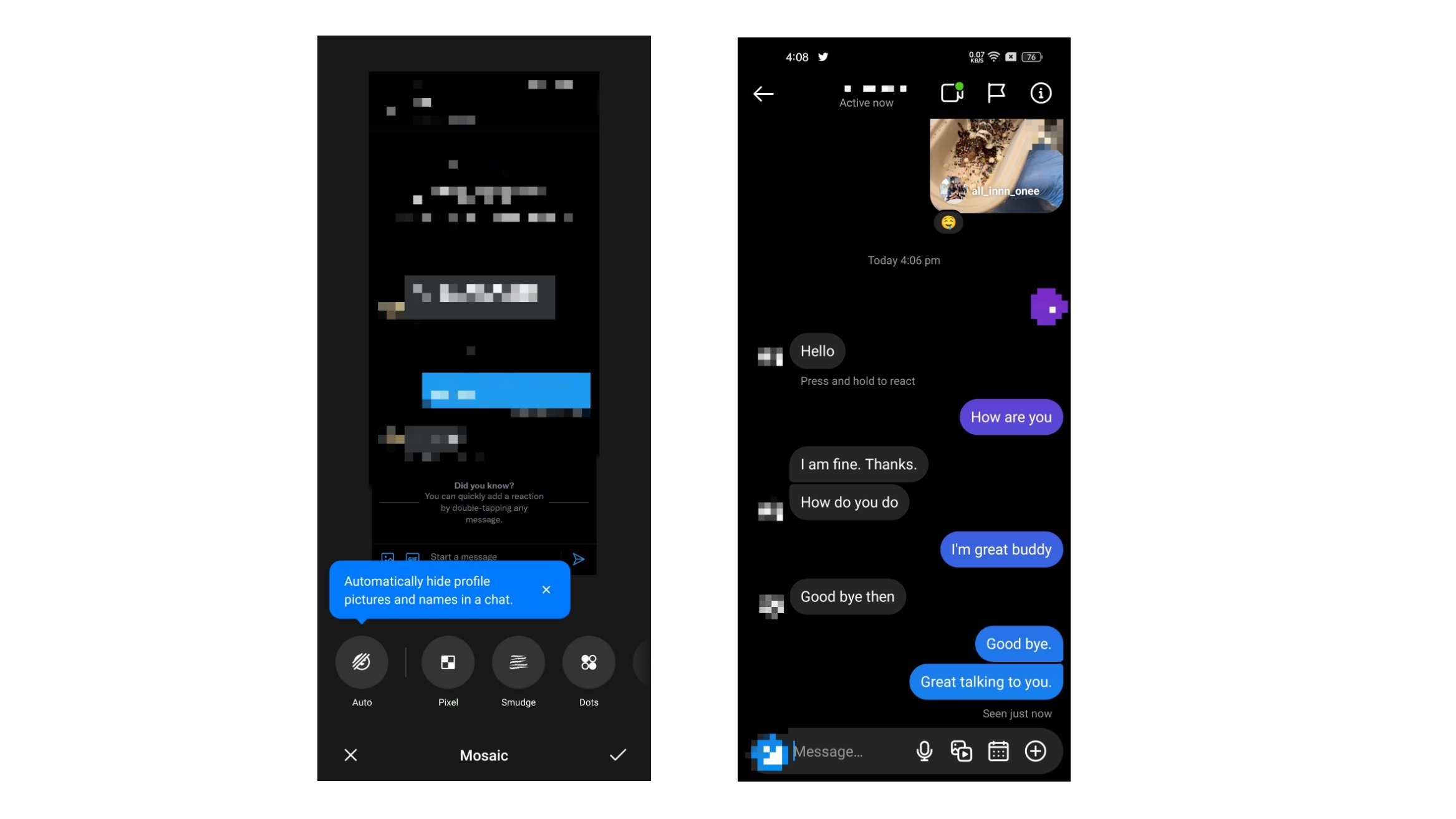 coloros 13 auto pixelate