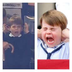 Prince Louis iconic scream face