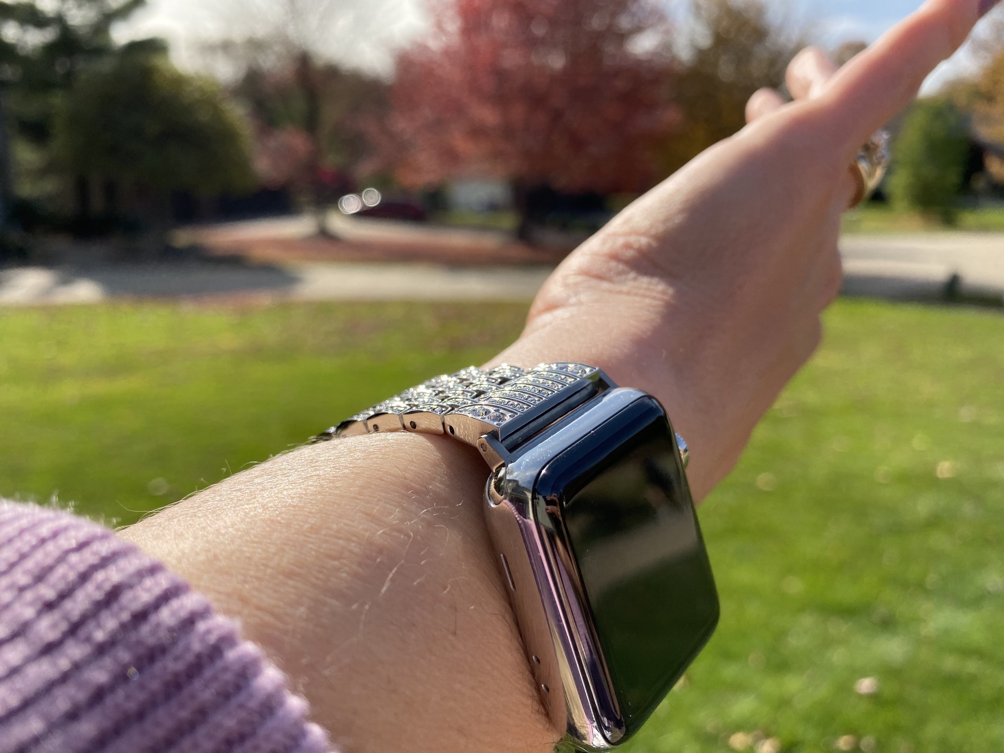 Wearlizer Crystal Rhinestone Apple Watch Band