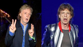 Paul McCartney and Mick Jagger