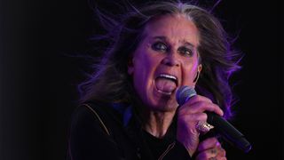 Ozzy Osbourne performs during half-time of the NFL game between the Los Angeles Rams and the Buffalo Bills at SoFi Stadium on September 08, 2022 in Inglewood, California.