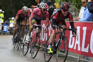 Cadel Evans leads on stage six of the 2014 Giro d'Italia