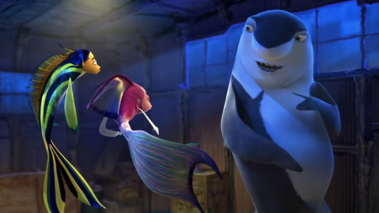 Will Smith, Renée Zellwegger, and Jack Black in Shark Tale